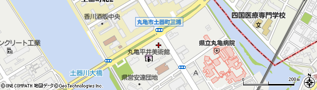 四国新聞西讃支社　編集部周辺の地図