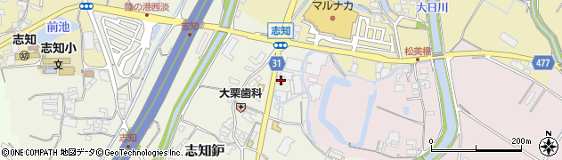 ＪＡあわじ島志知周辺の地図