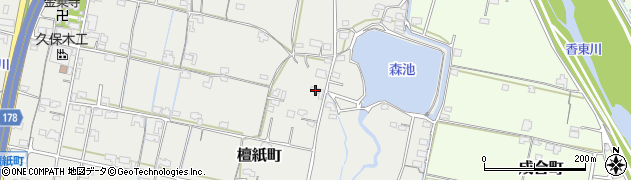 香川県高松市檀紙町1016周辺の地図