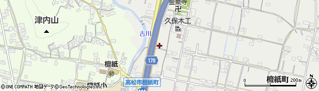 香川県高松市檀紙町862周辺の地図