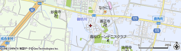 香川県高松市鹿角町779周辺の地図