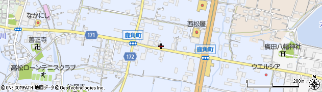 香川県高松市鹿角町278周辺の地図