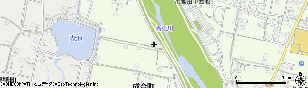 香川県高松市成合町430周辺の地図