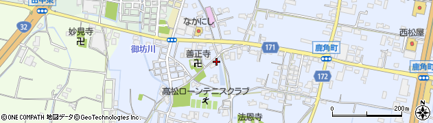 香川県高松市鹿角町817周辺の地図