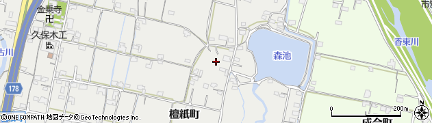 香川県高松市檀紙町1023周辺の地図