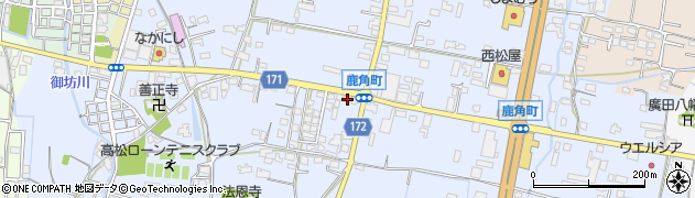 香川県高松市鹿角町316周辺の地図