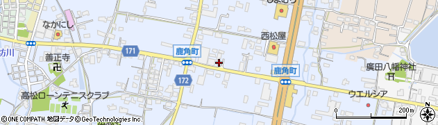 香川県高松市鹿角町277周辺の地図