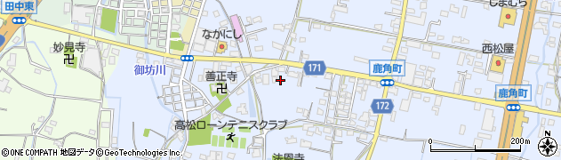 香川県高松市鹿角町839周辺の地図