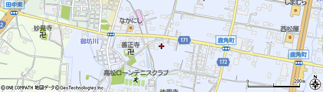 香川県高松市鹿角町836周辺の地図