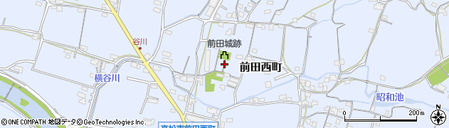 香川県高松市前田西町周辺の地図