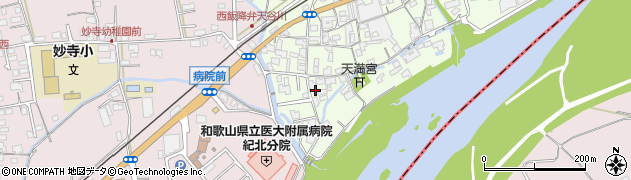 和歌山県伊都郡かつらぎ町中飯降127周辺の地図