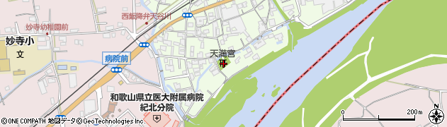 和歌山県伊都郡かつらぎ町中飯降20周辺の地図