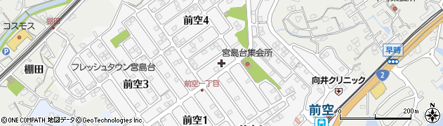 広島県廿日市市前空周辺の地図
