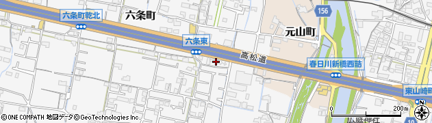 久米加株式会社オアシス・六条ＳＳ周辺の地図