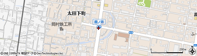 鹿ノ井周辺の地図