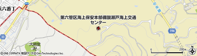 香川県綾歌郡宇多津町青の山周辺の地図