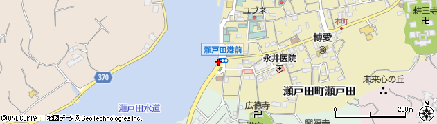 瀬戸田港周辺の地図