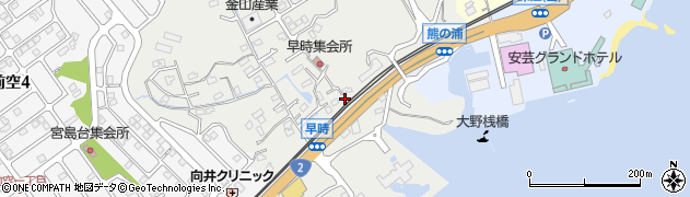 広島県廿日市市大野熊ケ浦周辺の地図