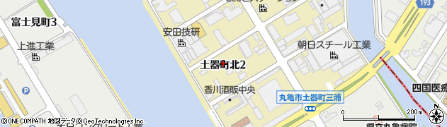ダスキン丸亀支店周辺の地図