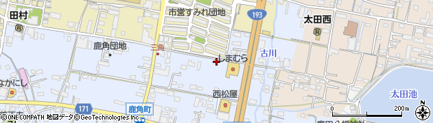 香川県高松市鹿角町223周辺の地図
