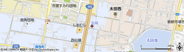 香川県高松市鹿角町207周辺の地図