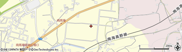 和歌山県橋本市南馬場周辺の地図
