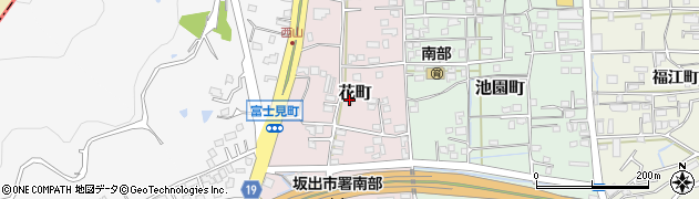 香川県坂出市花町周辺の地図