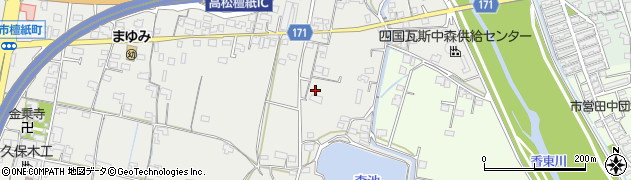 香川県高松市檀紙町周辺の地図