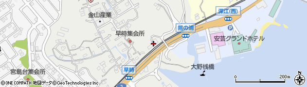 広島県廿日市市大野熊ケ浦3221周辺の地図