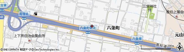 香川県高松市六条町1235周辺の地図