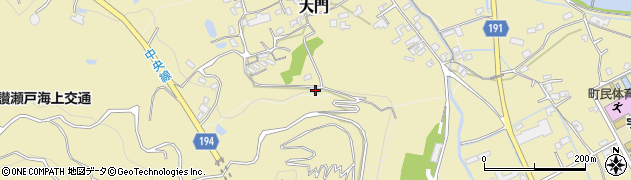 香川県綾歌郡宇多津町大門1752周辺の地図
