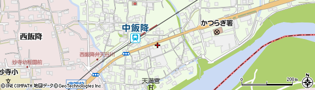 和歌山県伊都郡かつらぎ町中飯降62周辺の地図