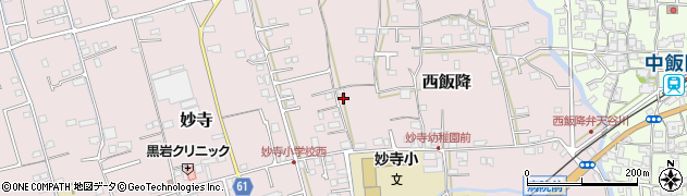 和歌山県かつらぎ町（伊都郡）西飯降周辺の地図
