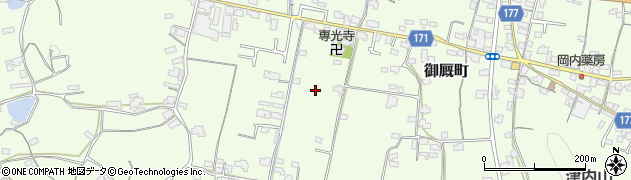 香川県高松市御厩町周辺の地図