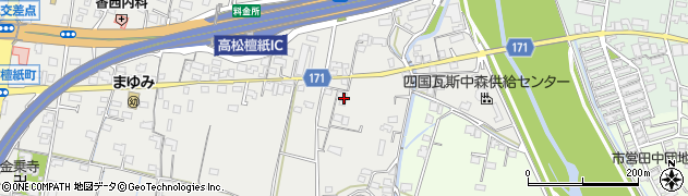 香川県高松市檀紙町1196周辺の地図