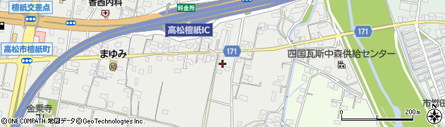 香川県高松市檀紙町1171周辺の地図