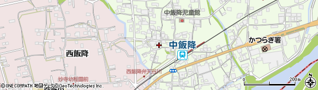 和歌山県伊都郡かつらぎ町中飯降333周辺の地図