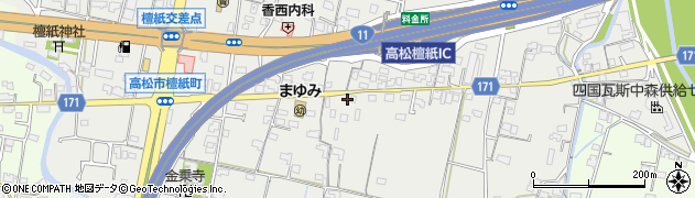 香川県高松市檀紙町1135周辺の地図