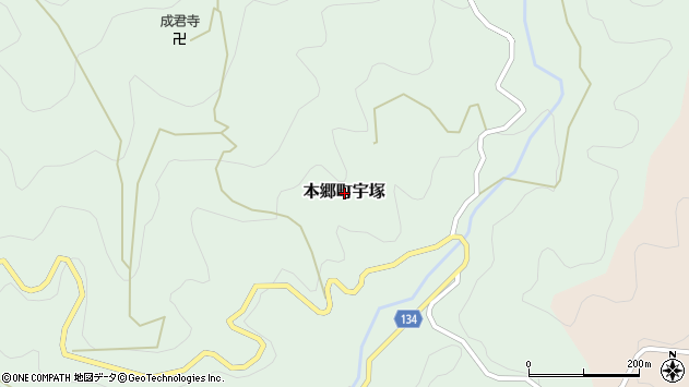 〒740-0604 山口県岩国市本郷町宇塚の地図