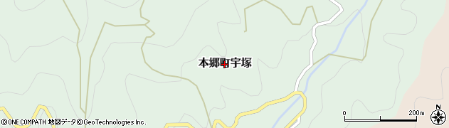 山口県岩国市本郷町宇塚周辺の地図