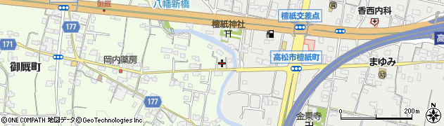 香川県高松市檀紙町1621周辺の地図
