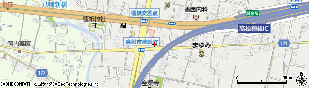 香川県高松市檀紙町1580周辺の地図