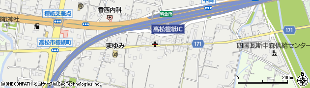 香川県高松市檀紙町1140周辺の地図