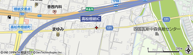 香川県高松市檀紙町1149周辺の地図