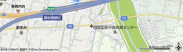 香川県高松市檀紙町1207周辺の地図