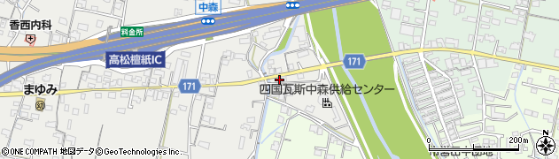 香川県高松市檀紙町1209周辺の地図