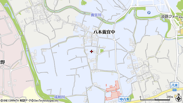 〒656-0442 兵庫県南あわじ市八木養宜中の地図