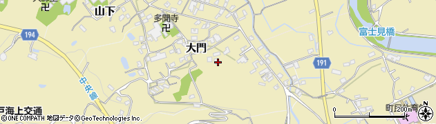 香川県綾歌郡宇多津町大門1219周辺の地図