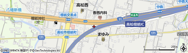香川県高松市檀紙町1573周辺の地図