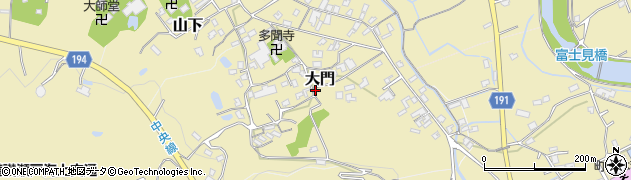 香川県綾歌郡宇多津町大門周辺の地図